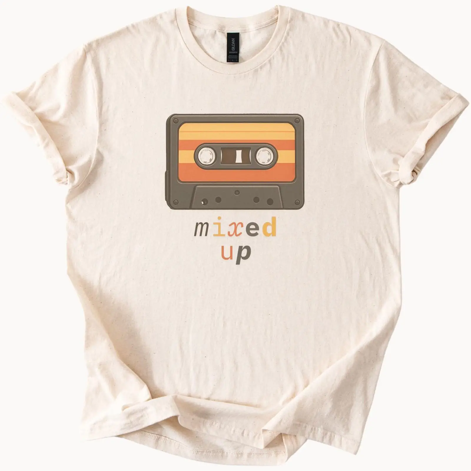 Audio Vibes Music - Cassetteband Gemengde T-shirt Retro Muziekliefhebber Old