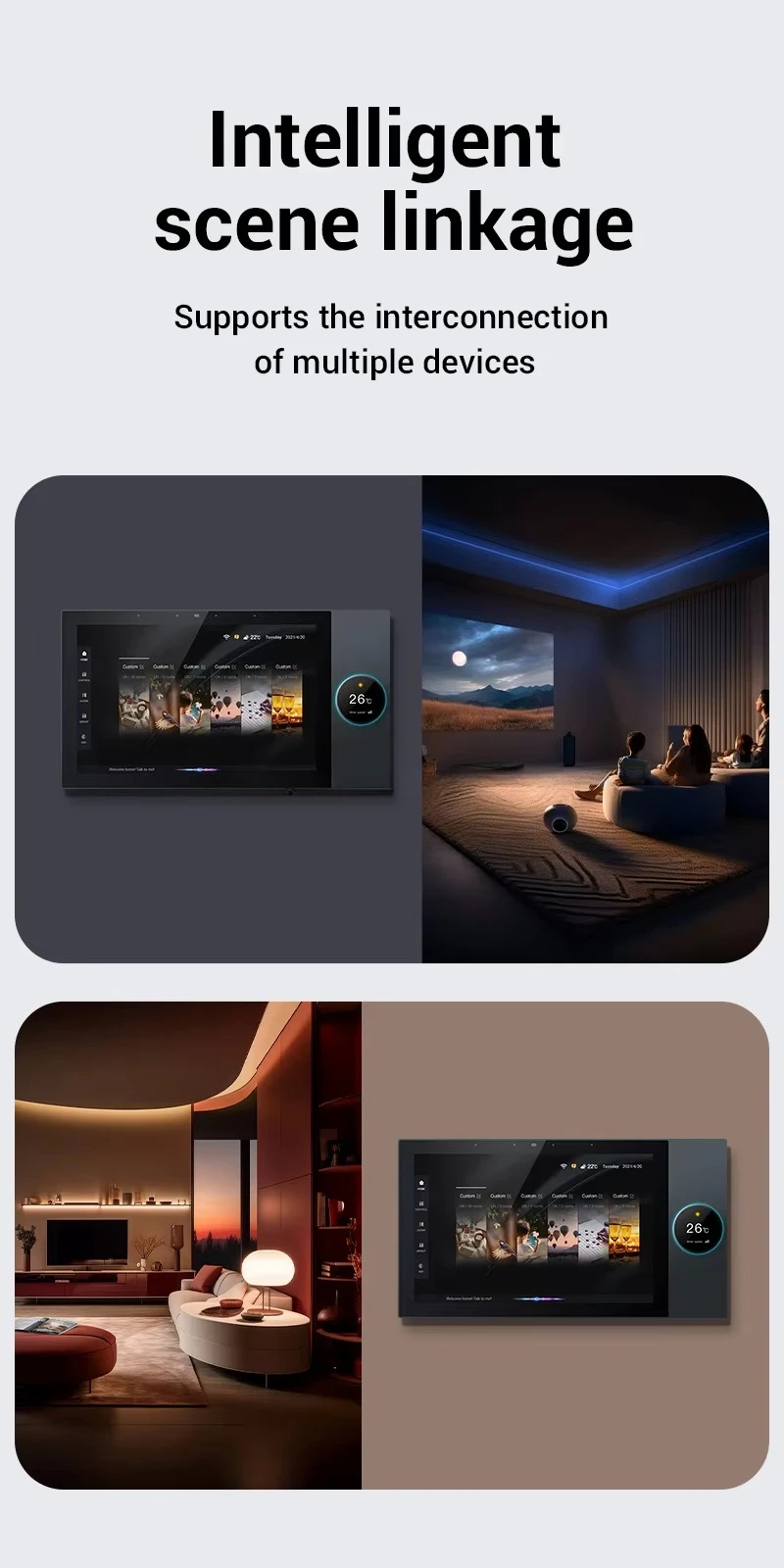 Audio Music Hub - 10 INCH Multifunctioneel Smart Control Panel