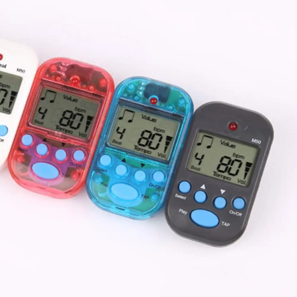 Metronome Digital - LCD Mini Metronoom Professionele Dubbelkanaals Clip-on