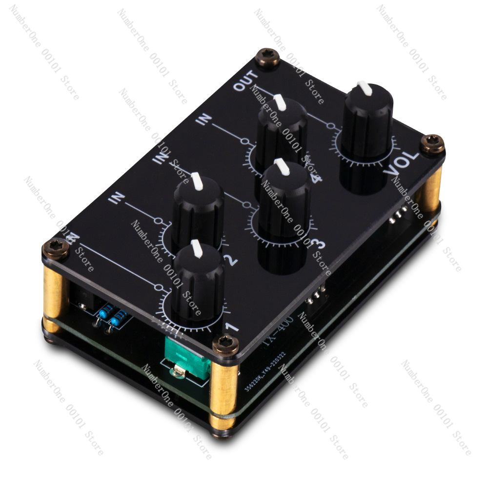 Audio Music Hub - Multifunctionele Audio Passieve Stereomixer Microfoon Muziekinstrument