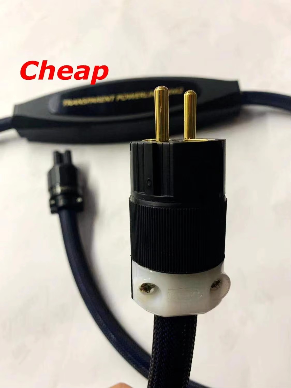 Audio Music Wave - Hi-End --TRANSPARNET MUSICWAVE ULTRA -MM2-voedingskabel US&EU-versie