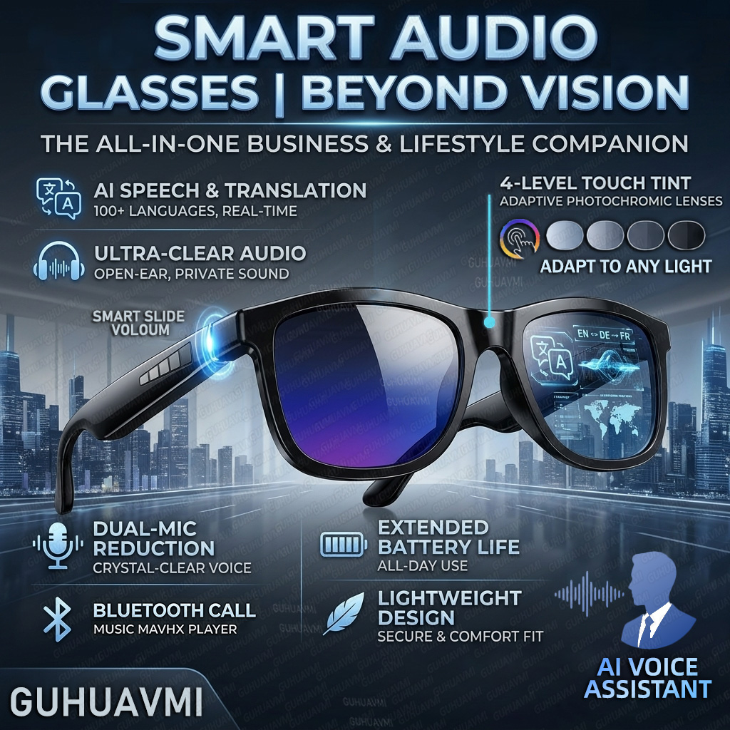 Audio Music To Video Ai - Nieuwe Smart Audio Bril met Kleurverandering,