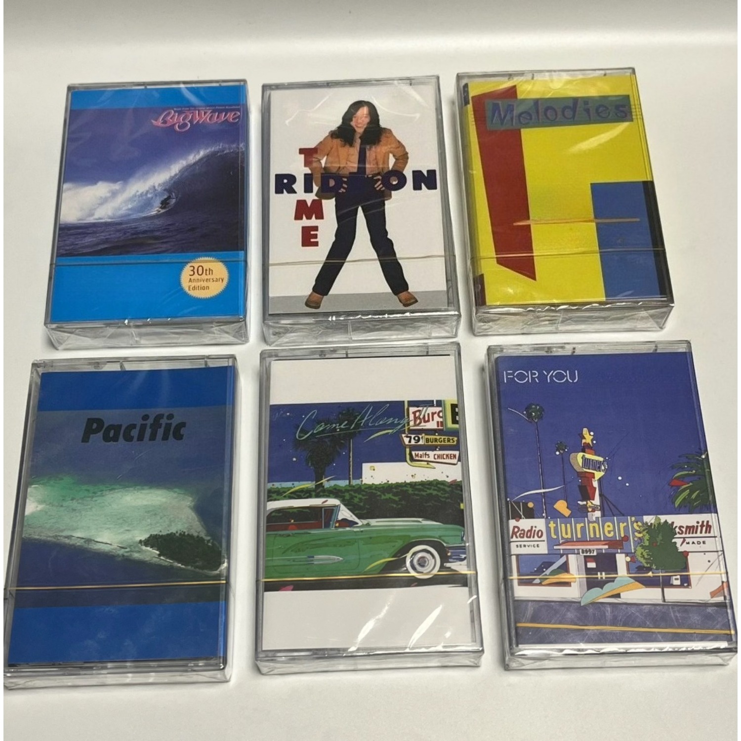 Audio Vibes Music - Vintage-stijl City-Pop audiocassette, retro-Japanse pop zangstudio-opnames,