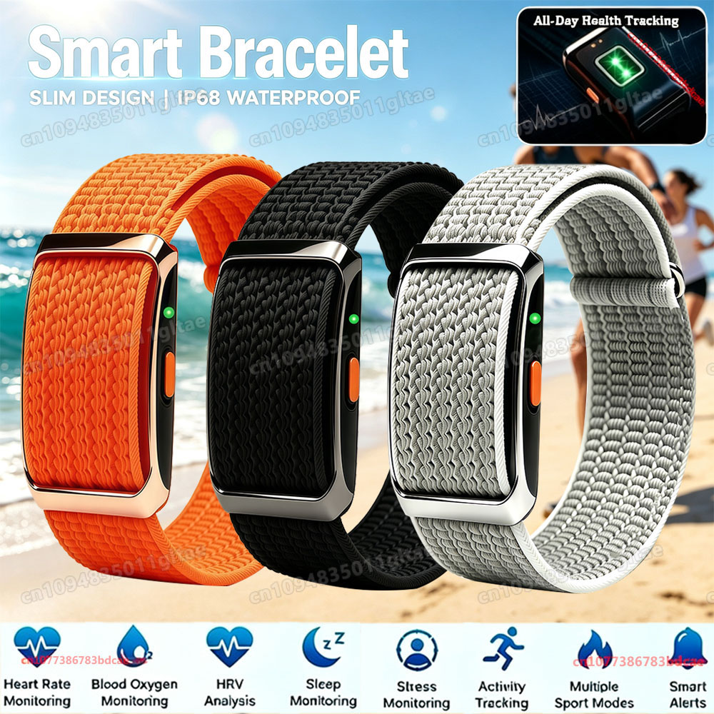Audio Music Light - Slimme Armband Fitness Tracker ECG+PPG SpO2