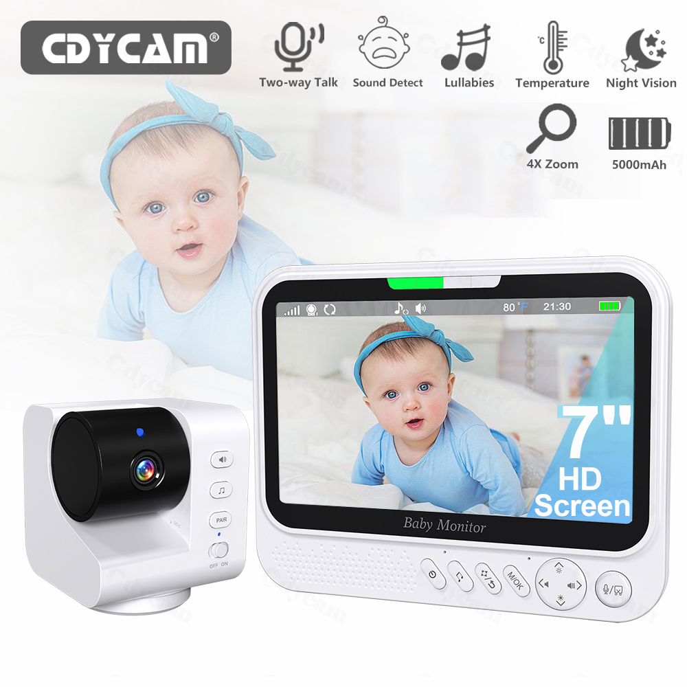 7'' Video-babyfoon met 4x zoom - Audio Music Videos recensie en prijs