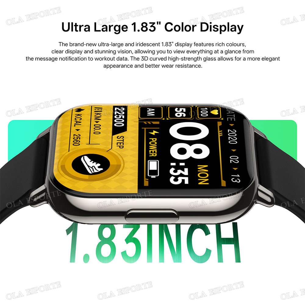 Nieuw Smartwatch 1.83'' Waterd - Audio Music Light recensie en prijs