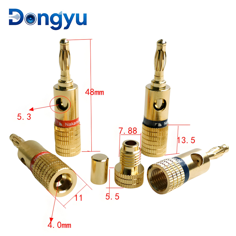 4MM Nakamichi Banana Connector - Audio Music Videos recensie en prijs