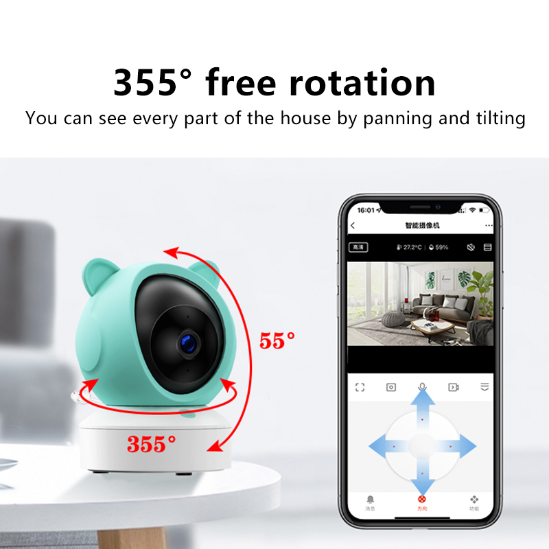 Danmini 1080P Babyfoon Mobiele - Audio Music Videos recensie en prijs