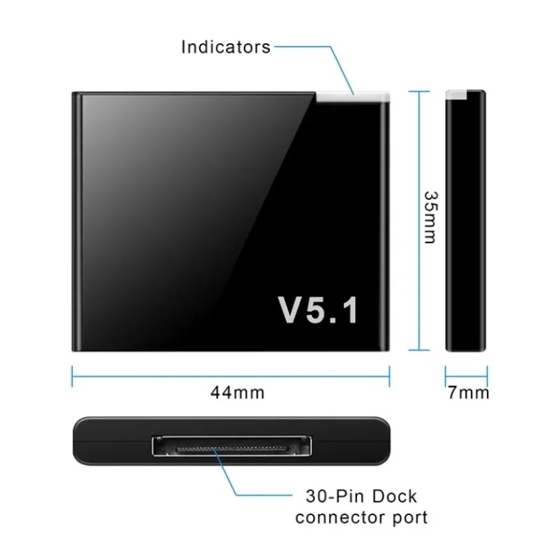 I-WAVE 30 Pin Bluetooth 5.1 Au - Audio Music Wave recensie en prijs
