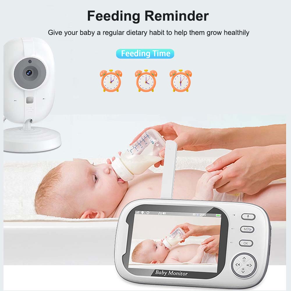 3.5'' Video Babyfoon 2.4G Moed - Audio Music Videos recensie en prijs
