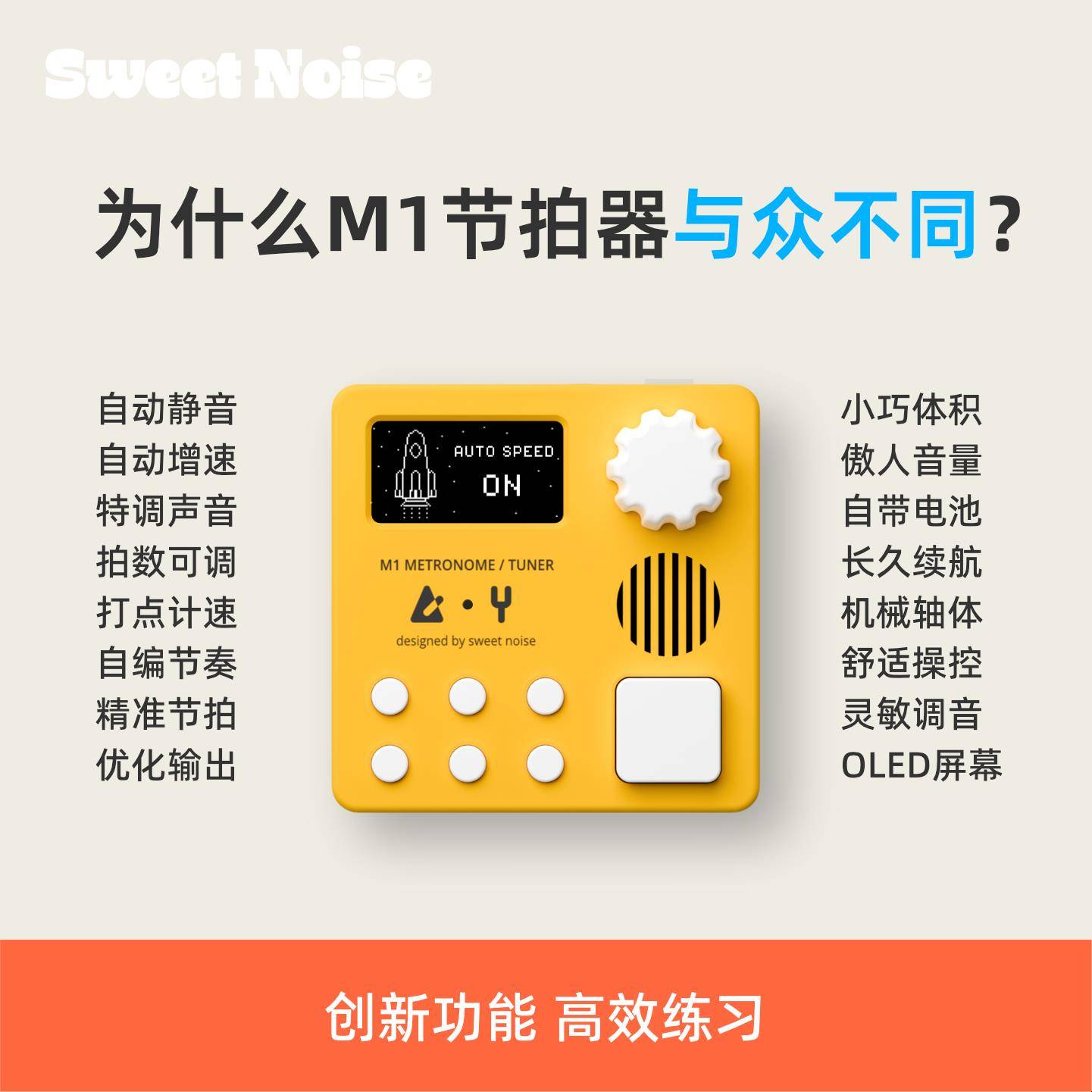 Sweet Noise M1 professionele e - Metronome Digital recensie en prijs